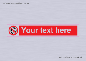 Custom No Ball Games Sign